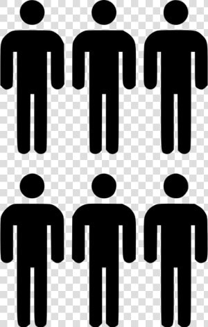 Six People Persons   Ten Person Icon  HD Png Download