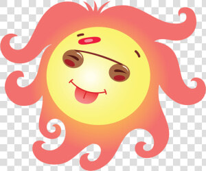 By Yenty Jap Fake Tattoo  Happy Sun   Illustration  HD Png Download