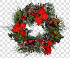 Red Christmas Wreath Png Photos   Christmas Wreath  Transparent Png