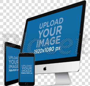 Placeit Angled Ipad And   Ipad Iphone Imac Mockup  HD Png Download