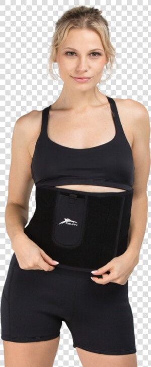 Heat Maximizing Waist Wrap   Spandex  HD Png Download