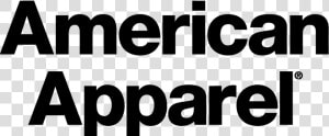 American Apparel Logo White Png  Transparent Png