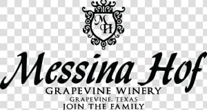 Messina Hof Grapevine Logo  HD Png Download