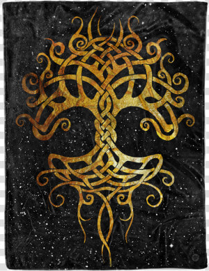 Blanket Adult   Premium Sherpa Yggdrasil Blanket Yggdrasil   Motif  HD Png Download