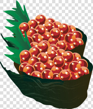 Salmon Roe Sushi   Salmon Roe Clip Art  HD Png Download