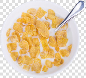  cereal  cereals  milk 🥣🥣🥣✅✅✅  freetoedit   Corn Flakes On Bowl  HD Png Download