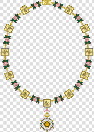 Collar Of The Imperial Order Of The Rose Png Format   Toison D Or Ordre  Transparent Png