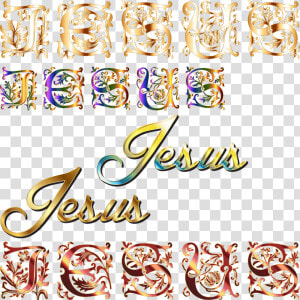 Jesus Png Jesus Png Religious Words Word Png Shapes  Transparent Png