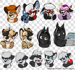 Telegram Sticker Packs   Furry Telegram Stickers Cute  HD Png Download