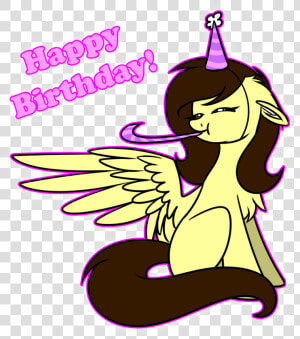 Whitehershey  Female  Happy Birthday  Hat  Mare  Oc   HD Png Download