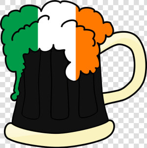 Ireland  Beer  Irish  Green  Saint  Celebration  Day   Beer Stein Clipart  HD Png Download