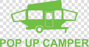 Camper Clipart Popup Camper   Pop Up Camper Icon  HD Png Download