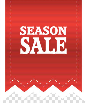 Red Season Sale Label Png Clipart Image   Red Tag Sale Png  Transparent Png