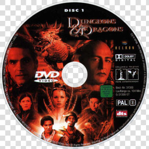 Dungeons  amp  Dragons Dvd Disc Image   Dungeons  amp  Dragons 2000 Dvd  HD Png Download