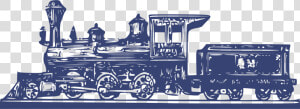 Transparent Train Clipart Png   Steam Train With Carriage Clipart  Png Download