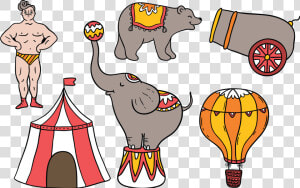 Lighting Clipart Talent Show   Circus Elements Vintage  HD Png Download