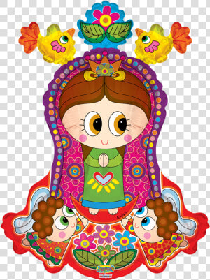 Virgencita Distroller Con Angelitos   Imagenes De La Virgen Maria Animada  HD Png Download