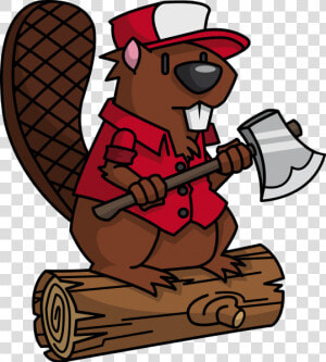 Beaver Png   Lumberjack Clipart Transparent  Png Download