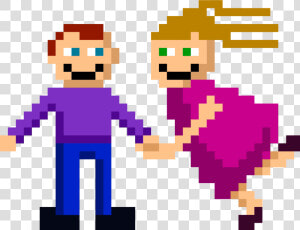 Pixel Couple Clip Arts   Anti Bullying Tarpaulin  HD Png Download