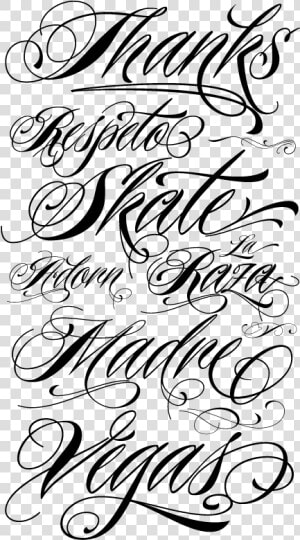 Clip Art Curvy Tattoo Font Fonts Graphic Design Pinterest   Tattoo Lettering Fonts  HD Png Download