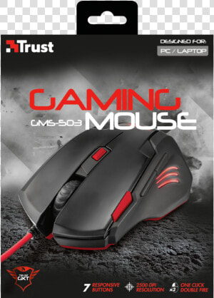 Gms 503 Gaming Mouse   Mouse Double Click Button  HD Png Download