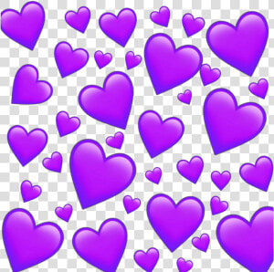  freetoedit  heart  purple  purpleaesthetic  purpleheart   Purple Heart Emoji Background  HD Png Download