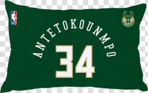 Giannis Antetokounmpo Pillow Case Number   Milwaukee Bucks  HD Png Download