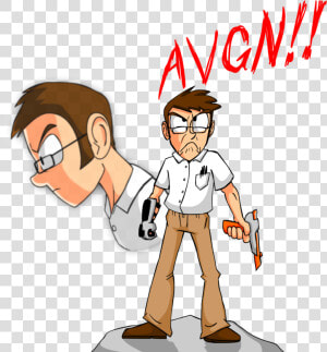 Nerd Clipart Academic   Angry Video Game Nerd Drawing  HD Png Download