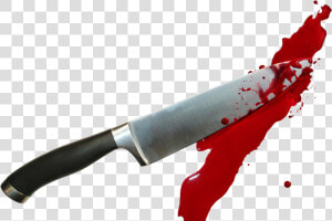 Knife Blood Stabbing Cutting Blade   Knife With Blood Png  Transparent Png