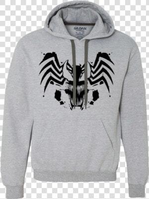 Symbiote Rorschach Premium Fleece Hoodie   Hoodie  HD Png Download