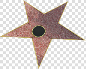 Hollywood Walk Of Fame Png   Transparent Walk Of Fame Star Png  Png Download