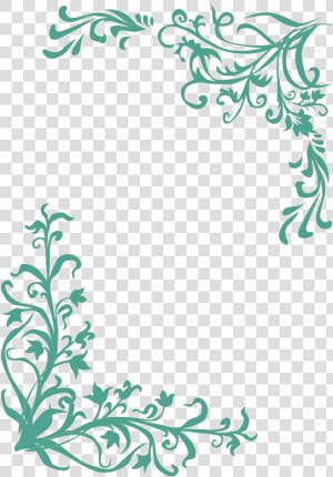 Border Undangan Bingkai Undangan Pernikahan   Floral Frame  HD Png Download