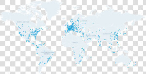 Kuehne Nagel World Map  HD Png Download