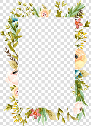 Cartoon Plants Png   Transparent Plants Border Design  Png Download