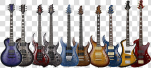 Original   All Esp Guitar Models  HD Png Download