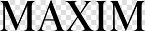 Maxim Magazine Logo  HD Png Download