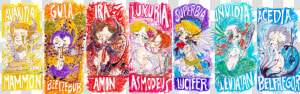 Seven Deadly Sins By Rompopita On Deviantart   Colours For The Seven Deadly Sins  HD Png Download