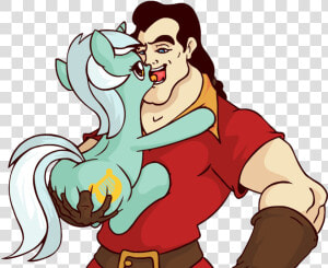 Gaston Png Pic   Belle And Gaston Kiss  Transparent Png