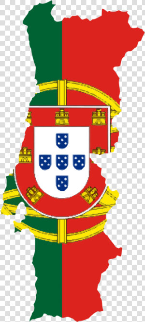 Flag Map Of Portugal Drapeau Bandiera Bandeira Flagga   Portugal Flag Map Png  Transparent Png