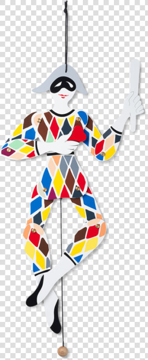 Kay Bojesen Wooden Harlequin Jumping Jack   Cartoon  HD Png Download