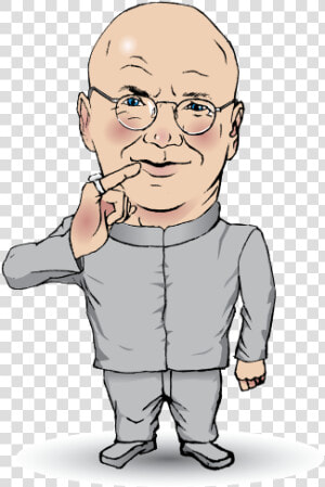 Man  Person  Google Search  Google  Thinking  Cartoon   Dr Evil Clipart  HD Png Download