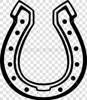 Horseshoe Clipart Horshoe   Horse Shoe Line Drawing  HD Png Download