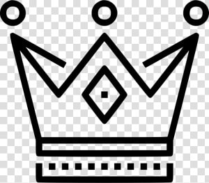 Kings Crown   Black And White King Crown  HD Png Download