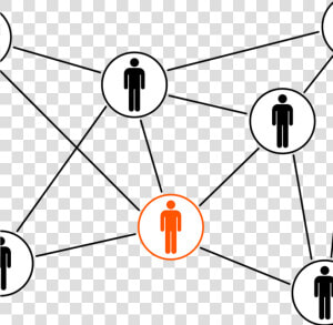 Networking Clip Art Linked Connected Network Free Vector   Build Your Professional Network  HD Png Download