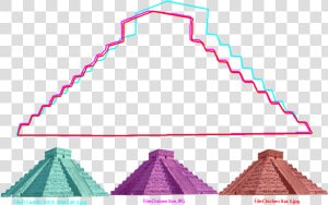 3 Prospectives Of Chitzen Itze   Proportion Of El Castillo  HD Png Download