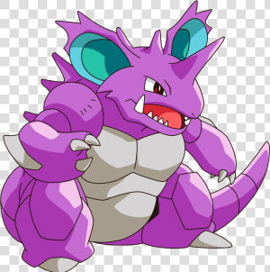 Pokemon Clipart Purple   Pokemon Nidoking Png  Transparent Png