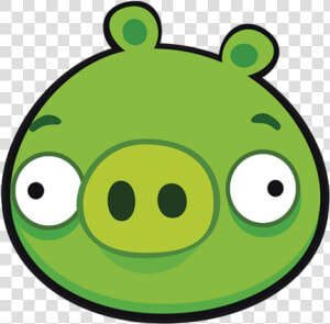 A Green Pig Charater From The Game Angry Birds   Transparent Angry Birds Pig  HD Png Download