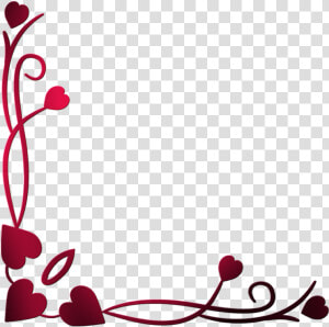 Love Blogger Valentine S Day   Heart Design Border Png  Transparent Png