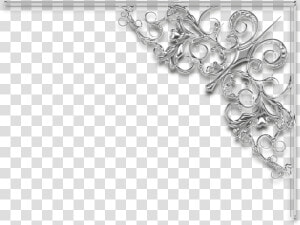 Corner Frame Divider Free Picture   Silver Wedding Frame Png  Transparent Png