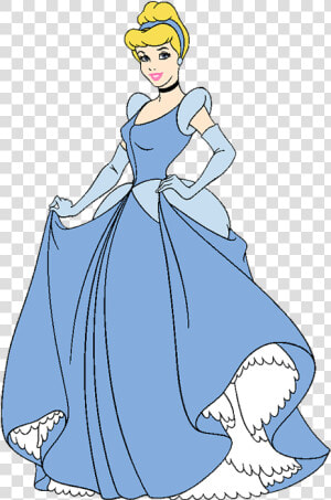 Cinderella Clipart To Use For Stecil   Cinderella Disney Princess Clipart  HD Png Download